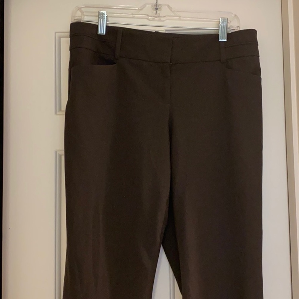 Women's Brown Limited Cassidy Fit Flare Trousers